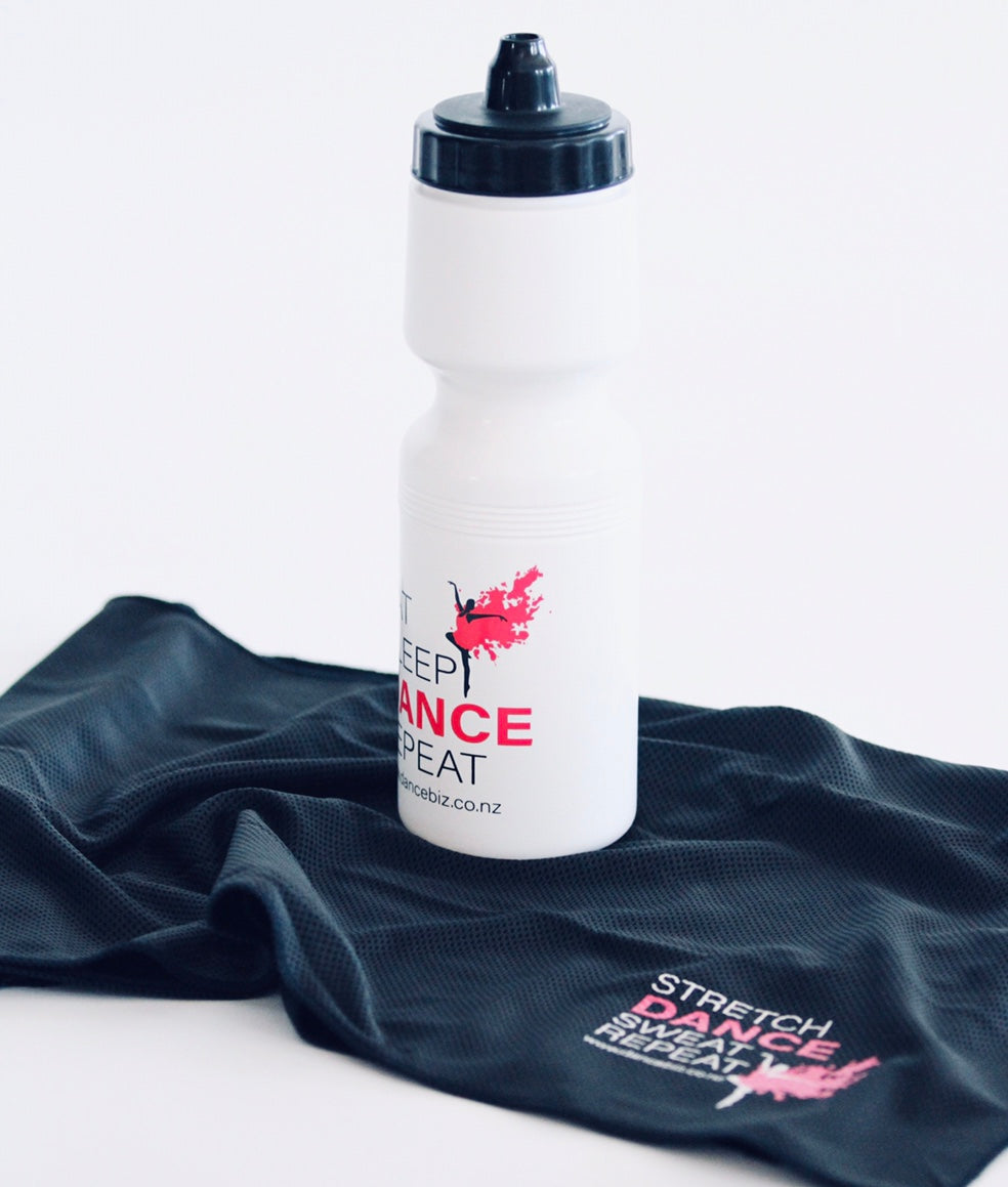 Discounted 2 piece Combo Gift Set Cooling Towel & Drink Bottle Dance Biz 64 Miro Street, Taupo