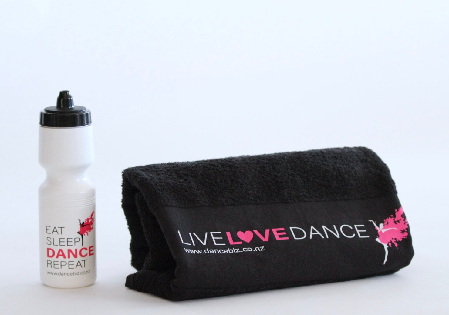Discounted 2 Piece Combo Gift Set Towel & Drink bottle Dance Biz 64 Miro Street, Taupo