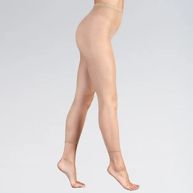 Fishnet Footless tights - flesh