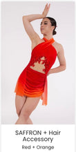 Load image into Gallery viewer, Saffron Red/Orange Dress - size child 12
