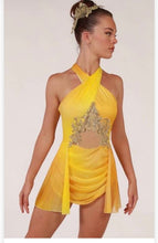 Load image into Gallery viewer, SAFFRON + Hair Accessory lyrical dress - size adult. AM
