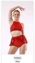 Load image into Gallery viewer, Toxic Red 2 piece - size child 12
