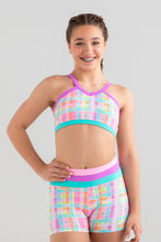 Load image into Gallery viewer, Sylvia P - Bardot Checker Shorts
