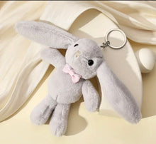 Load image into Gallery viewer, Bunny Keyring 3 colours
