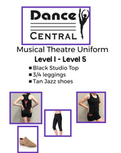 Load image into Gallery viewer, Dance Central Taupo - Musical Theatre Uniform
