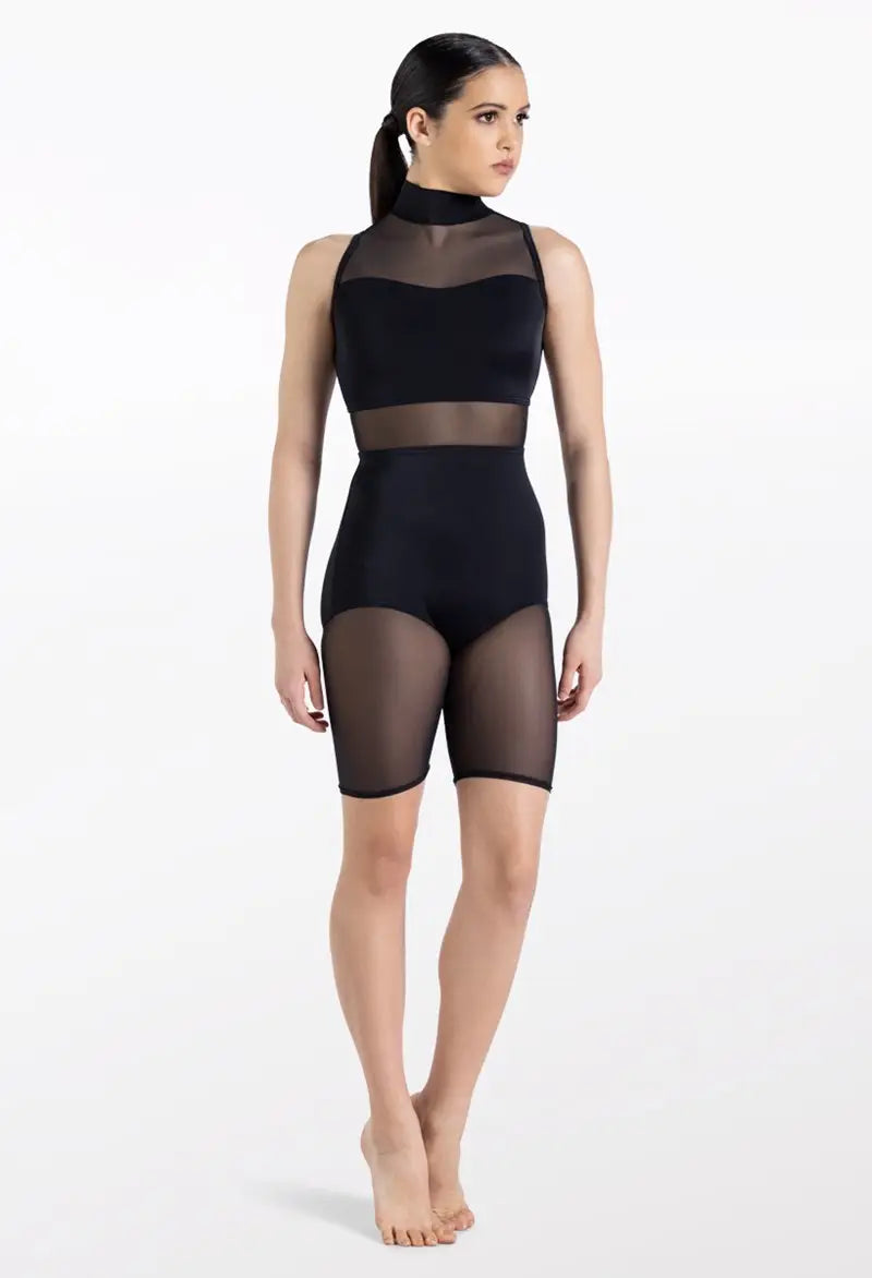 Mesh Insert Unitard - SA