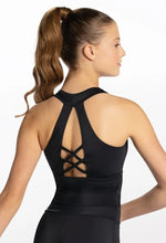 Load image into Gallery viewer, Lattice Back Cropped Top - LC, SA
