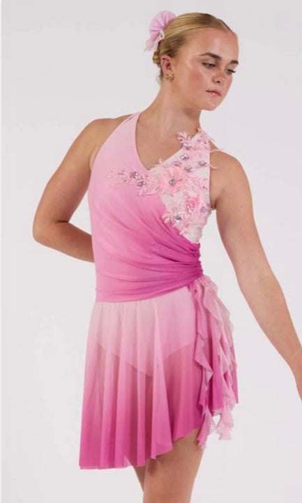 Pink Ombré Dress - Size child 8,10