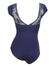 Load image into Gallery viewer, Navy Lace Leotard
