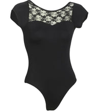 Load image into Gallery viewer, Black Lace leotard
