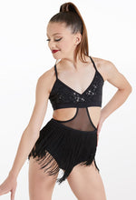 Load image into Gallery viewer, Sequins fringe leotard dress - LC, SA
