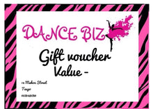 Load image into Gallery viewer, Dance Biz Gift Card
